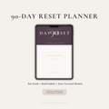 RKM 90-Day Reset Planner | Printable Goal Planner & Habit Tracker