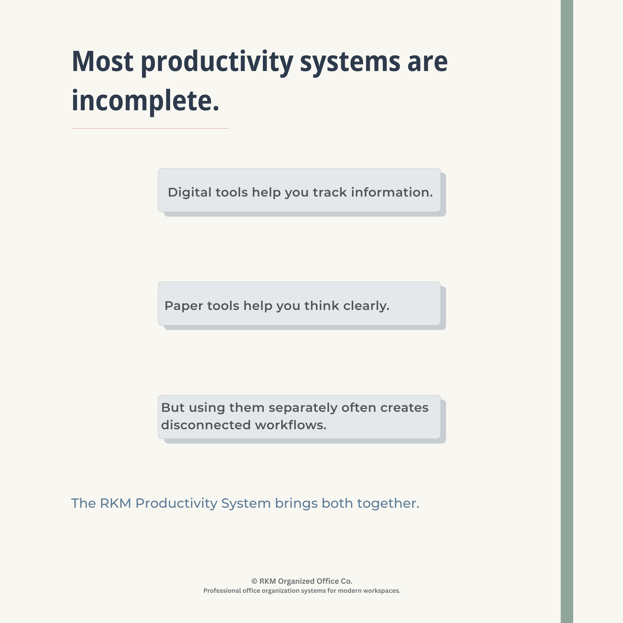 RKM Productivity System Bundle | Excel Dashboard + Printable Companion System