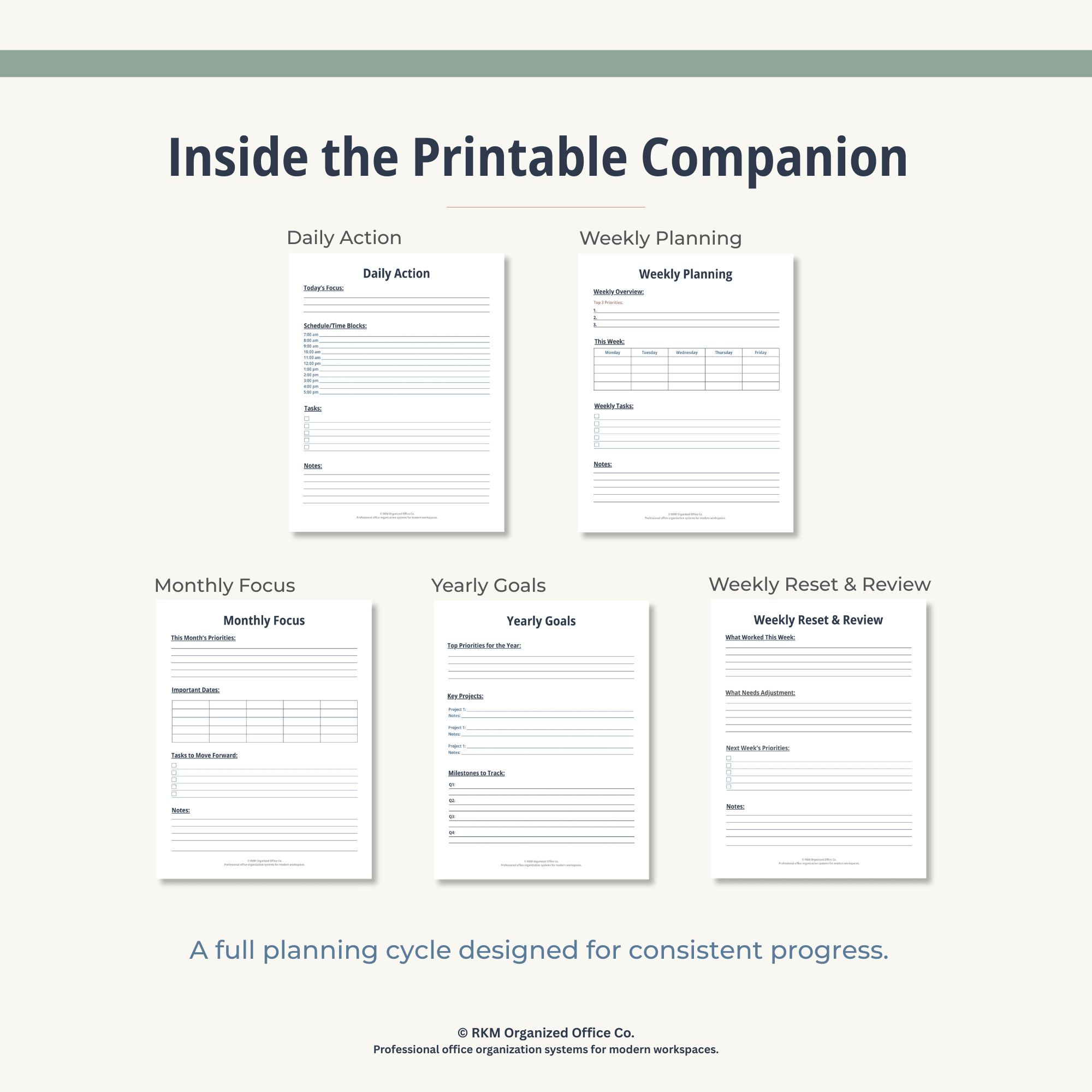 RKM Printable Companion System